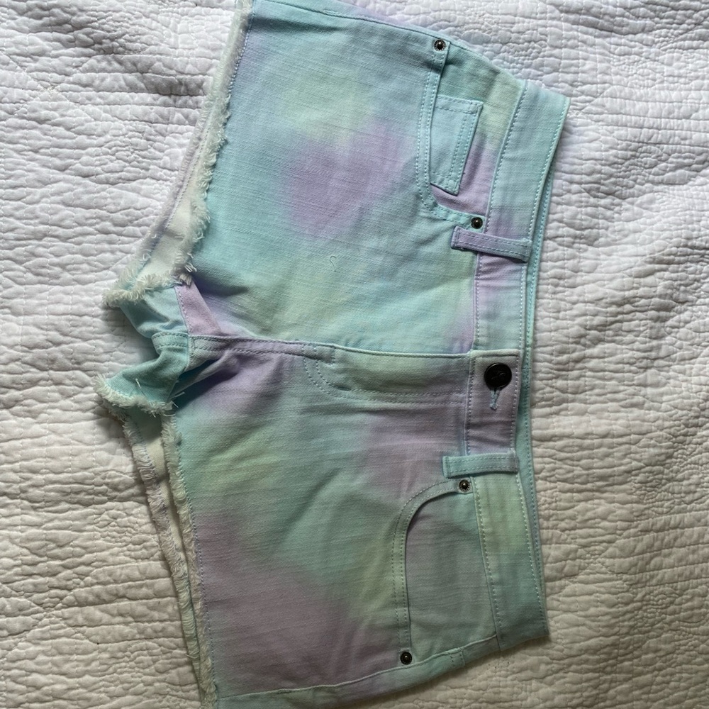 Purple and Blue Tie Dye Victoria Secret Shorts